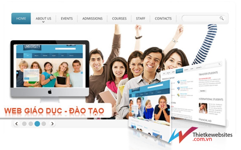 Thiết kế website giáo dục