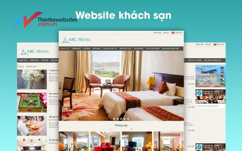 Thiết kế website khách sạn